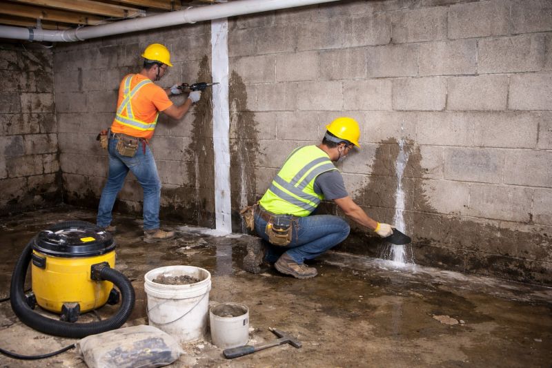Basement Seepage Repair in Greenville, SC