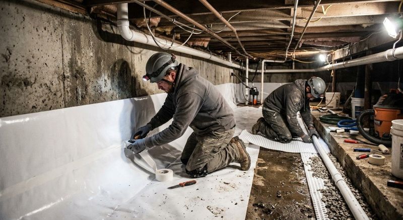 Wet Basement Solutions in Greenville, SC